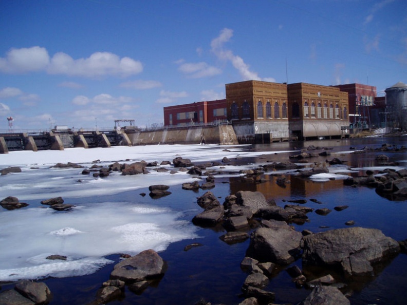 Wisconsin River Dam at StevensPoint OldWoodward History Gallery